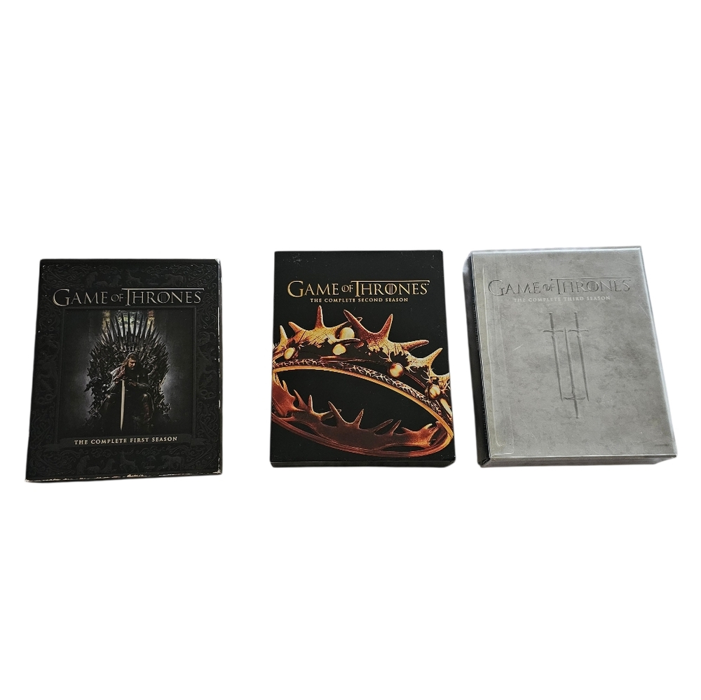 Game of Thrones Seasons 1–3 Blu-ray Complete Sets HBO Boxed